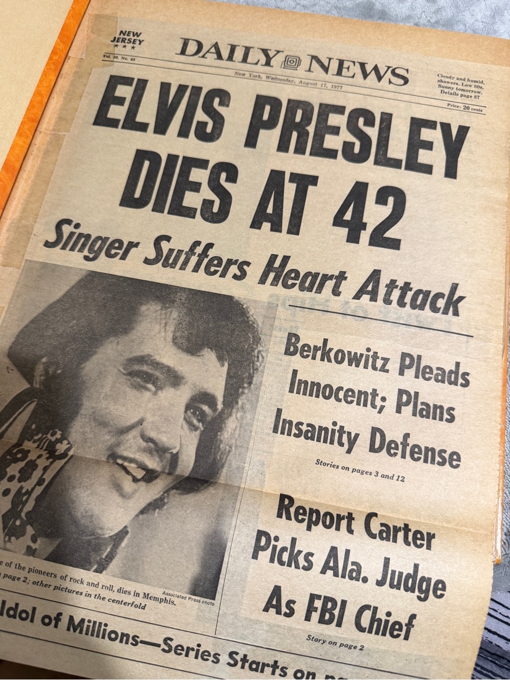 Vintage Elvis Presley Scrapbook